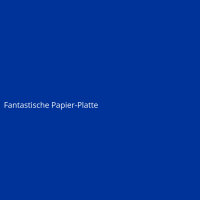 Fantastische Papier-Platte