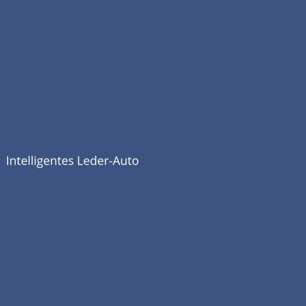 Intelligentes Leder-Auto