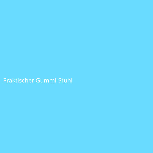 Praktischer Gummi-Stuhl