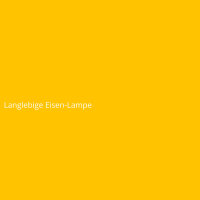 Langlebige Eisen-Lampe