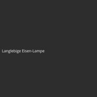 Langlebige Eisen-Lampe