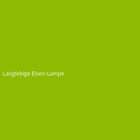 Langlebige Eisen-Lampe