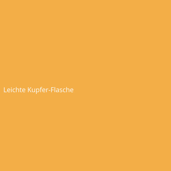 Leichte Kupfer-Flasche