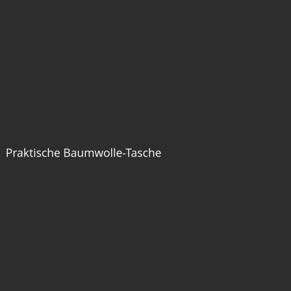 Praktische Baumwolle-Tasche