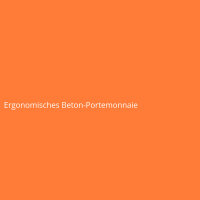 Ergonomisches Beton-Portemonnaie