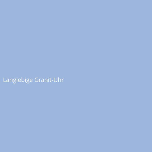 Langlebige Granit-Uhr