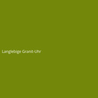 Langlebige Granit-Uhr