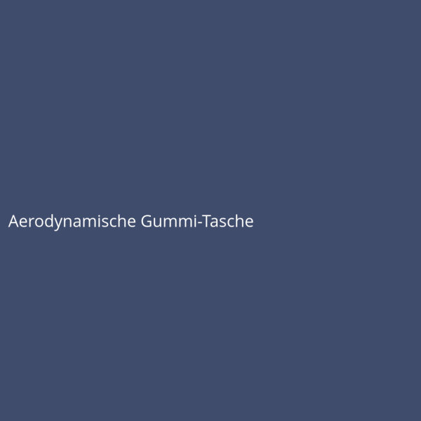 Aerodynamische Gummi-Tasche