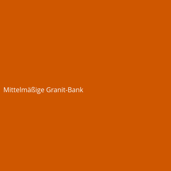 Mittelmäßige Granit-Bank
