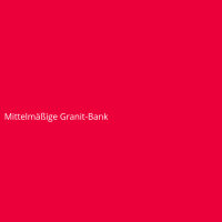 Mittelmäßige Granit-Bank